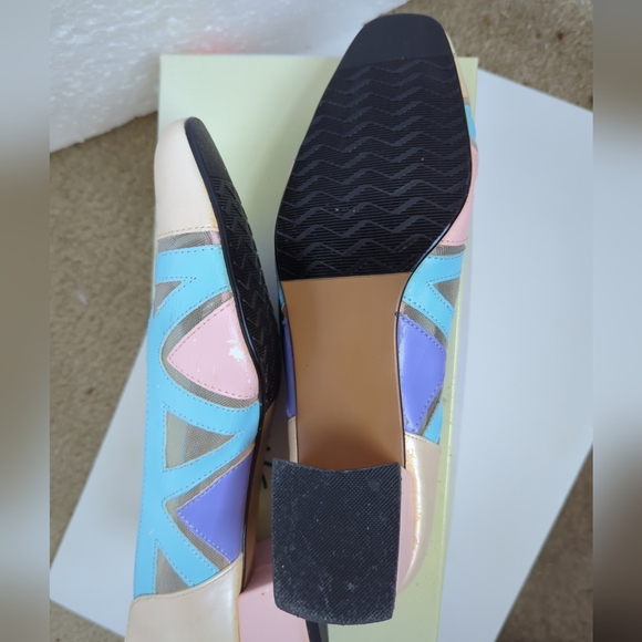TNT Originals Womens Roselle Pastel Multi Dress Platform Heels Evening 8M - Picture 5 of 15